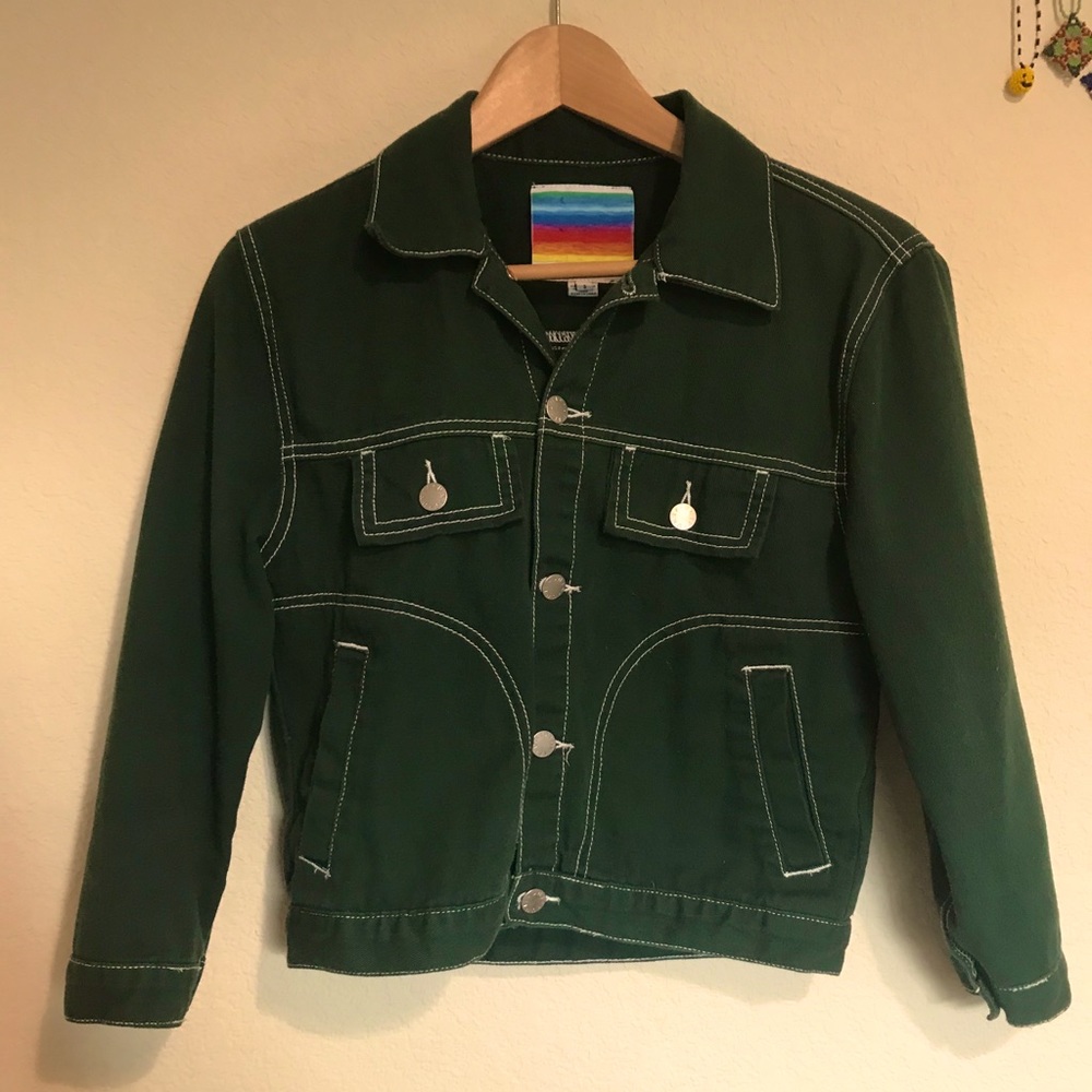Unif green jean jacket!